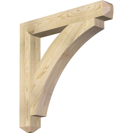 Thorton Craftsman Rough Sawn Bracket, Douglas Fir, 4W X 30D X 30H